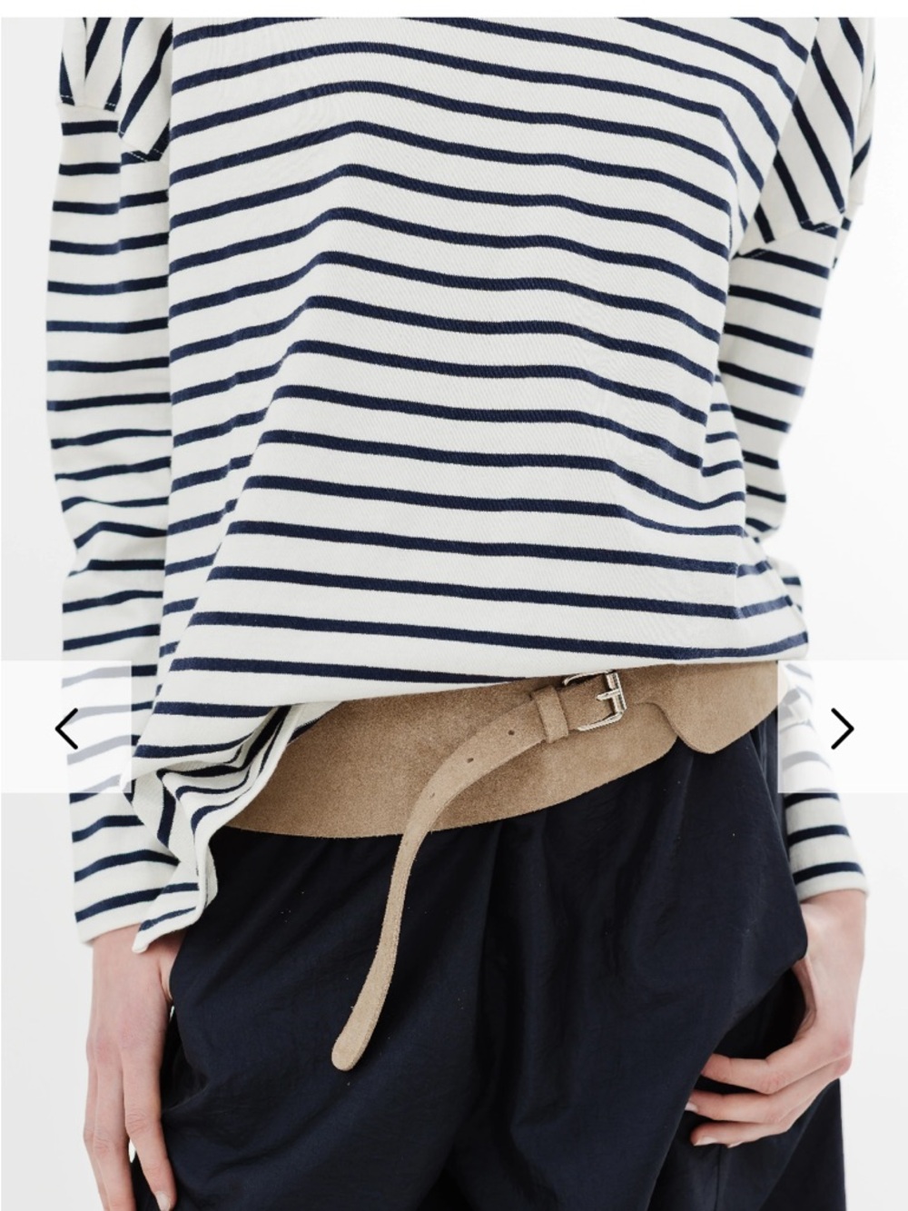 NEW UNWORN Rachel Comey Suede Tan Scalloped Belt